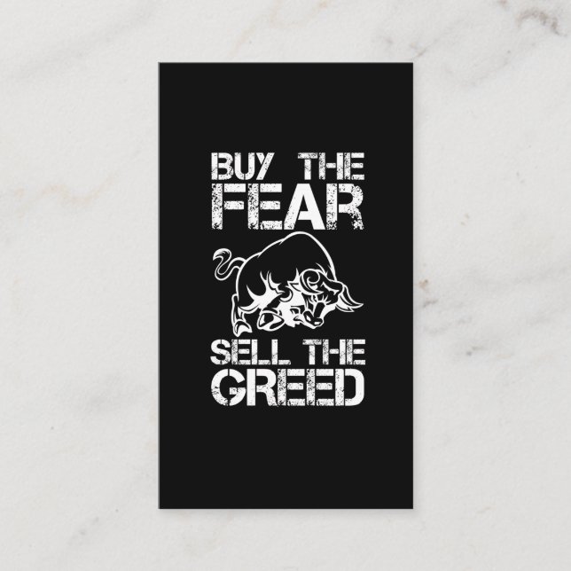 Geldhändler Visitenkarte (Vorderseite)