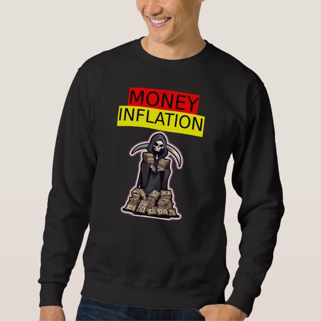 Geldinflation Sweatshirt (Vorderseite)