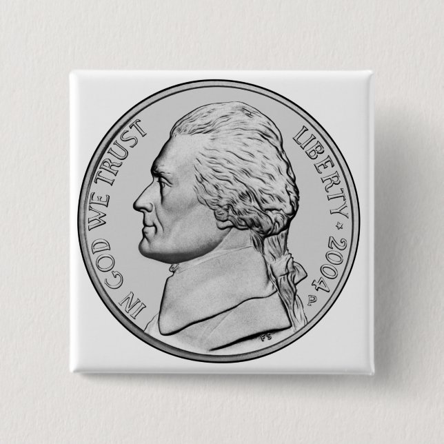 Geldknopf Button (Vorderseite)