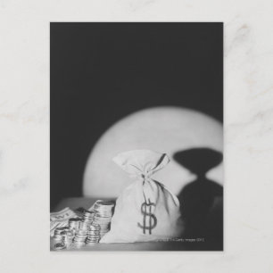 Geldmangel Postkarte