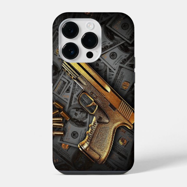 Geldpistole iPhone Hülle (Rückseite)