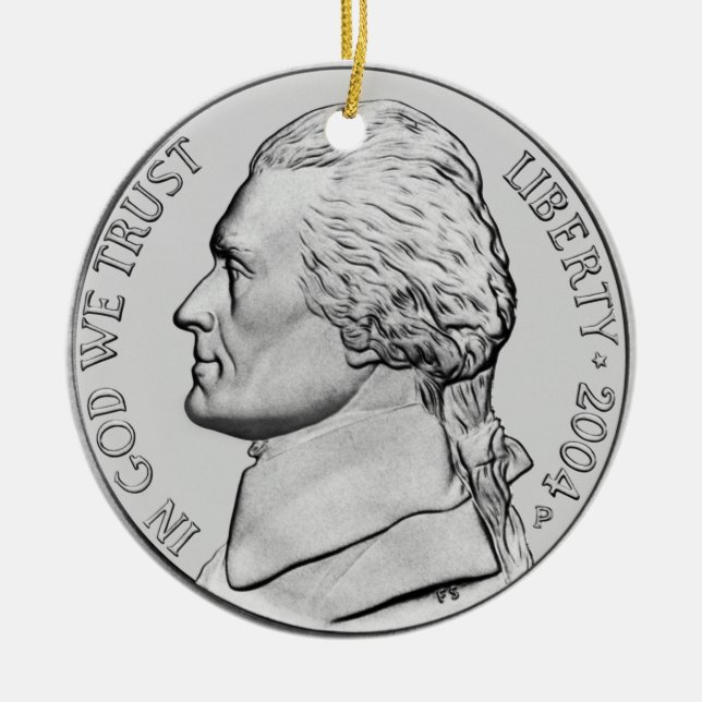 Geldverzierung Keramik Ornament (Vorne)