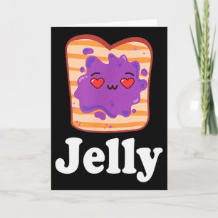Gelee &amp; Erdnussbutter Valentinstag Er &amp; Si Karte