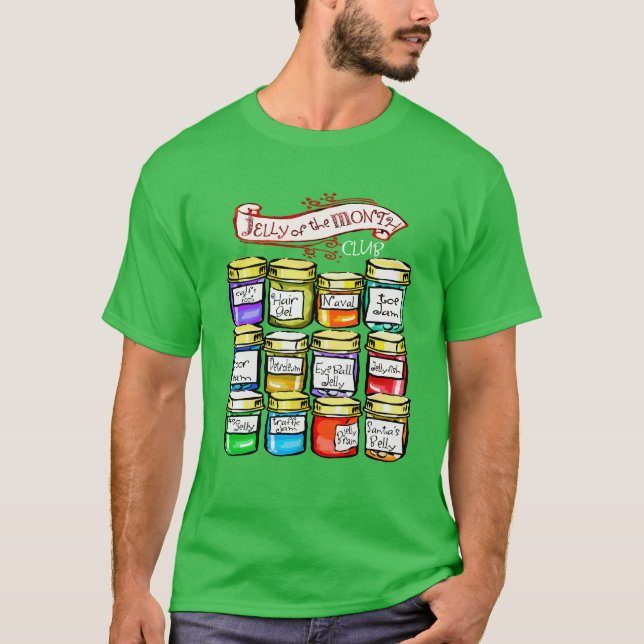Gelee des Monats-Verein-lustigen Weihnachten T-Shirt (Vorderseite)