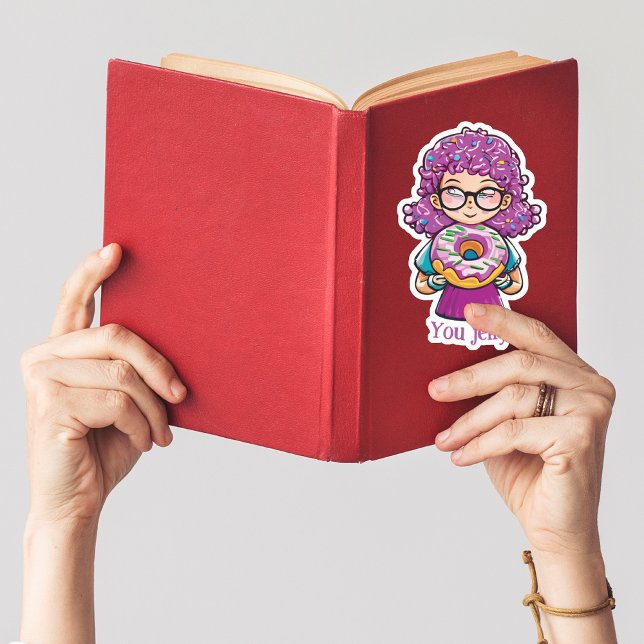 "Gelee?" Funny Donut Lovers Aufkleber (Von Creator hochgeladen)