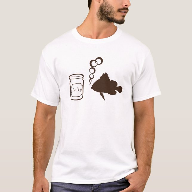 Gelee und Fische machen Gelee T-Shirt (Vorderseite)
