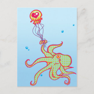 Gelee-Valentinsgruß-Postkarte Feiertagspostkarte