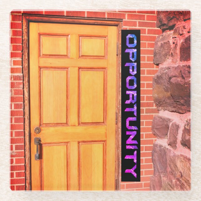 Gelegenheit Glasuntersetzer (Vorderseite)