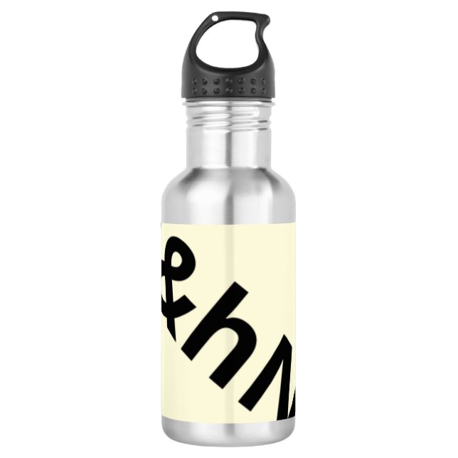 Gelegentlich Edelstahlflasche (Vorderseite)