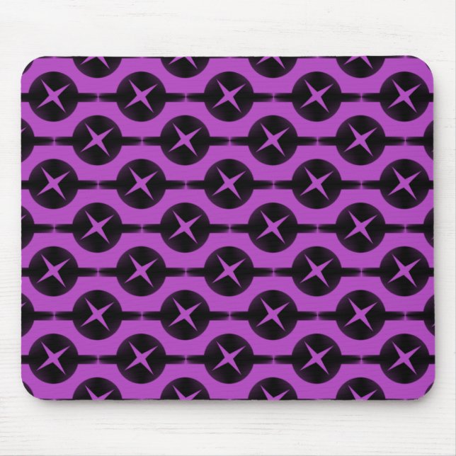 Gelegentlich lila Kreise Mousepad (Vorne)