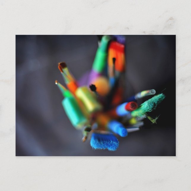 Gelegentlich Schöne Postkarte (Pinsel) (Vorderseite)