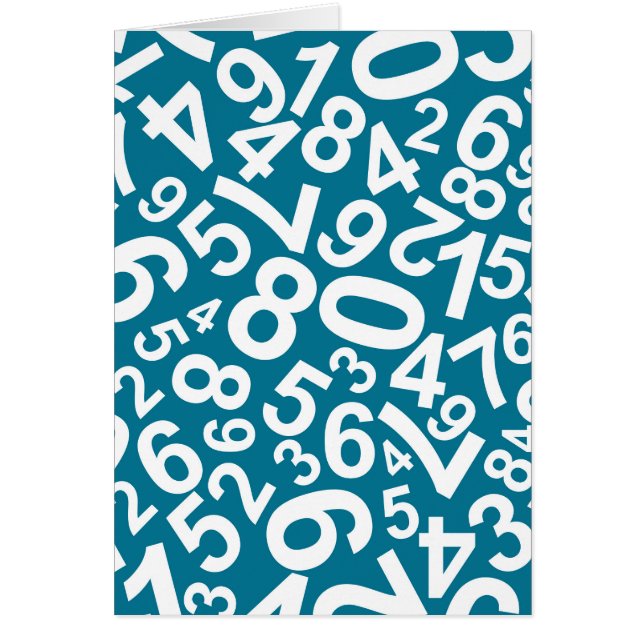 Gelegentliche Zahl-Muster (Vorne)