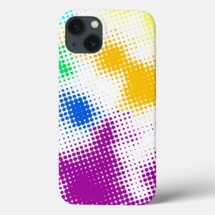 Gelegentlicher bunter Halbtonhintergrund iPhone 13 Hülle