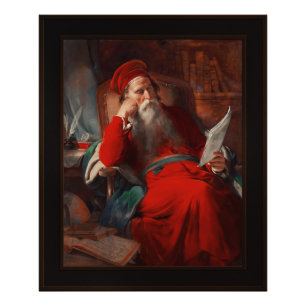 Gelehrter in seiner Studie von Friedrich von Amerl Fotodruck