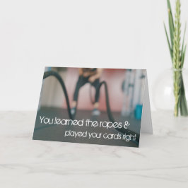 Gelernt von den Kräften, Glückwunsch zur Werbeakti Karte