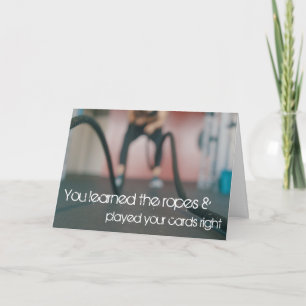 Gelernt von den Kräften, Glückwunsch zur Werbeakti Karte