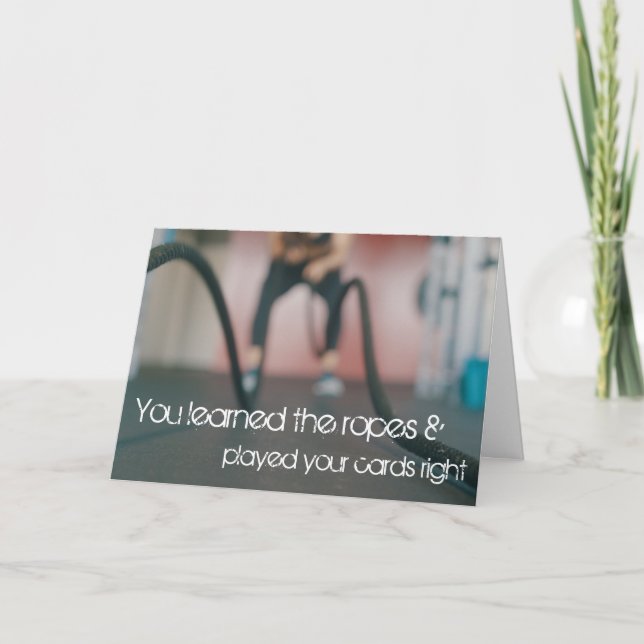 Gelernt von den Kräften, Glückwunsch zur Werbeakti Karte (Vorderseite)