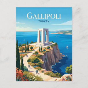 Gelibolu-Halbinsel Historischer Nationalpark Postkarte