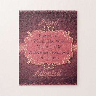 Geliebt adoptiert puzzle