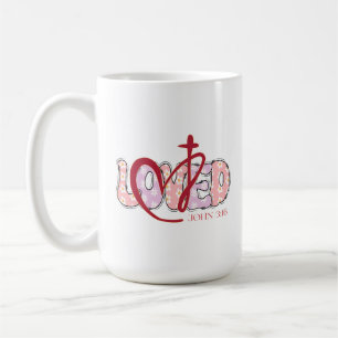 GELIEBT Christian Joh 3,16 Kaffeetasse