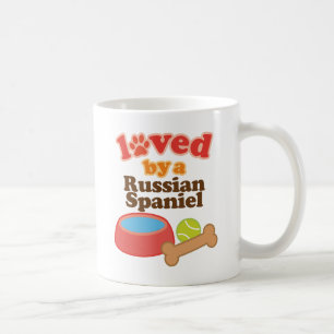 Geliebt durch einen russischen Spaniel Tasse