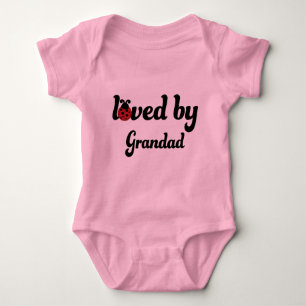 Geliebt durch Grandad-Geschenk Baby Strampler