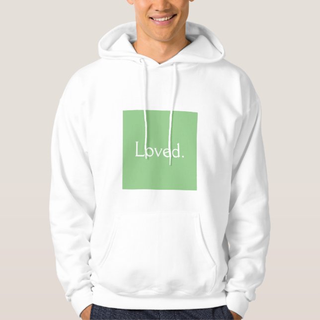 geliebt hoodie (Vorderseite)