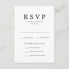 Geliebt | RSVP-Karten für Hochzeiten RSVP Karte