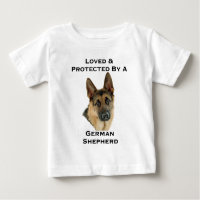 Geliebt u. durch einen Schäferhund geschützt