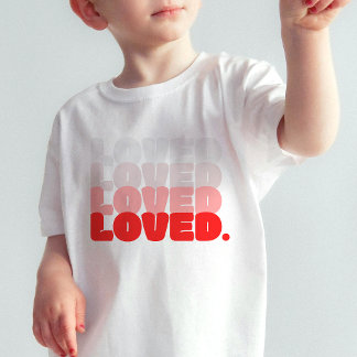 Geliebt - Valentinstag T-Shirt für Kinder