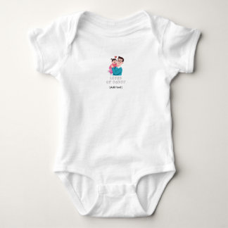 Geliebt von Daddy - Süßer Vater und Tochter Baby Strampler