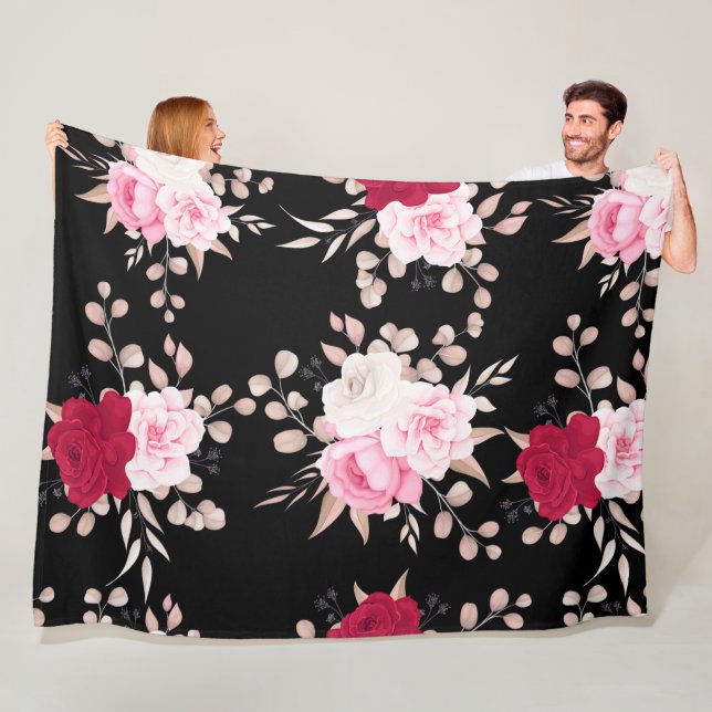 geliebte Blumendecke Fleecedecke (Beispiel)