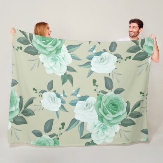 geliebte Blüte Fleecedecke