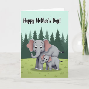 Geliebte Ehefrau Elefant Karte