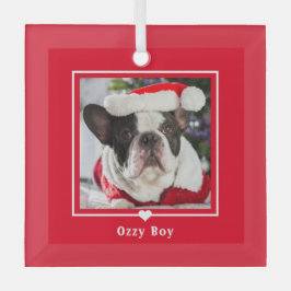 Geliebte eine EDITABLE FARBE Custom Foto Ornament