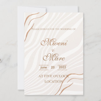 Geliebte elegante Hochzeitseinladungen Einladung