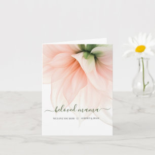 Geliebte Mama 4" x 5.6" Blumen-Muttertags-Karte Karte