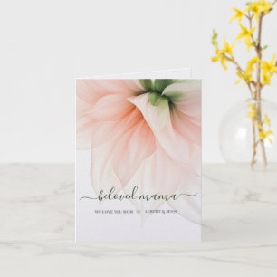 Geliebte Mama 4" x 5,6" Blumen-Muttertagskarte Karte