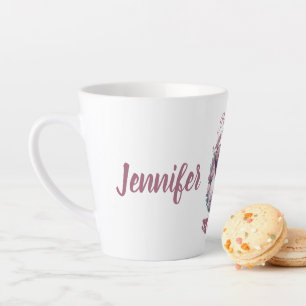 Geliebte Mama, Tochter-Kuss, Bestes Geschenk je, J Milchtasse