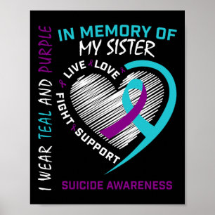 Geliebte Person in Erinnerung an die Schwester Sel Poster