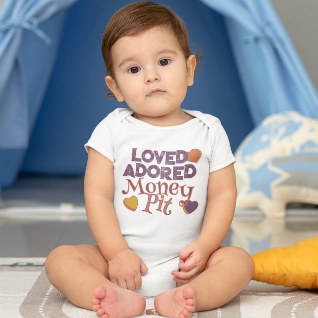 Geliebte vergoldete Geldbörse Baby Strampler (Von Creator hochgeladen)