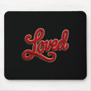 Geliebter Garn-Häkeln-Latch-Haken Coquette Cozy Va Mousepad