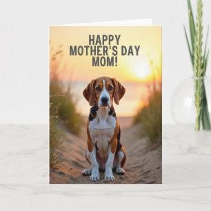 Geliebter Hund Muttertagskarte Karte