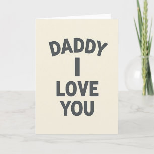 Geliebter Papa ich liebe Dich Karte