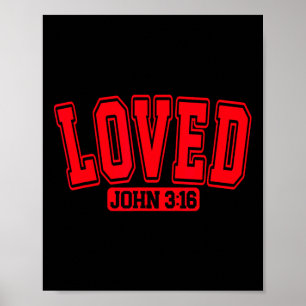 Geliebter Weihnachten Valentinstag Johannes 316 Ch Poster