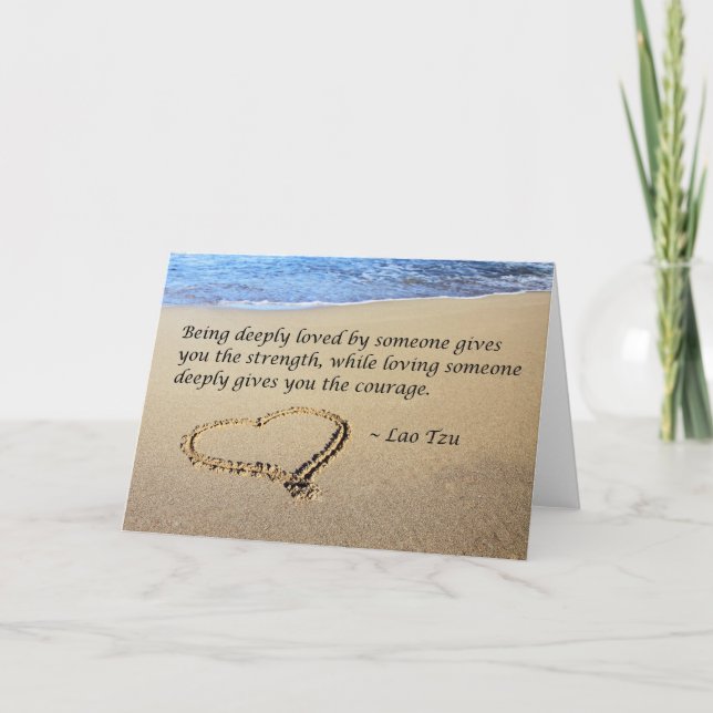 Geliebtes Sein Karte (Vorderseite)