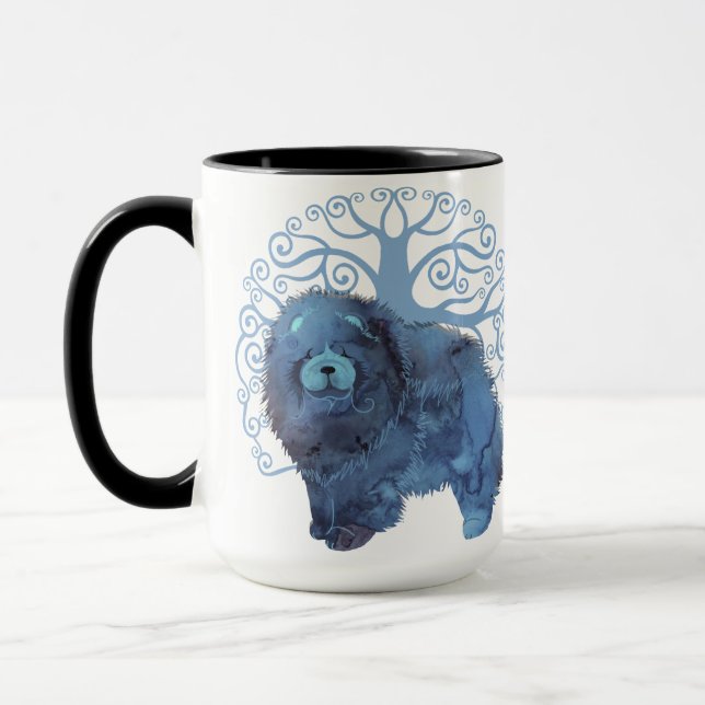 GELIEFERTE GENE KENNEN BAUM DES LEBENS auf beiden  Kaffeetasse (Links)