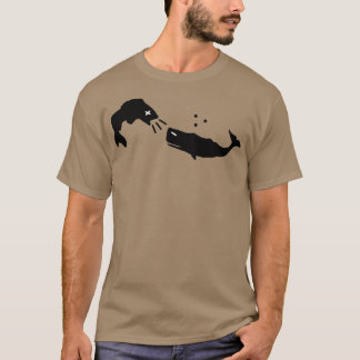 Gelierender zorniger Fisch T-Shirt