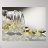 Gelkappen, die aus Glasflasche gespült werden