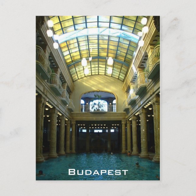 Gellert Bath Postkarte (Vorderseite)